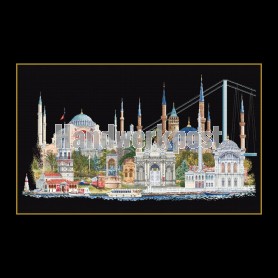 stickpackung istanbul op zwart