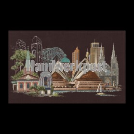 stickpackung sydney op zwart