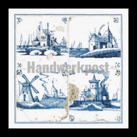 stickpackung tegels, dorpen