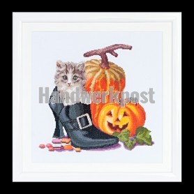 stickpackung poes in halloweensfeer
