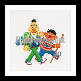 stickpackung sesamstraat, bert en ernie op reis
