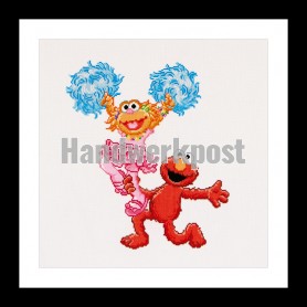 stickpackung sesamstraat, elmo en abby dansen