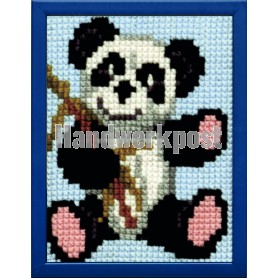 kreuzstichwandbehang panda
