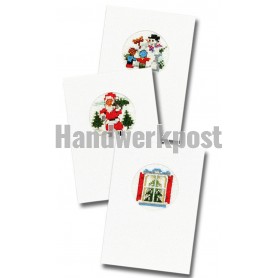 stickpackung weihnachtskarte (3 st.)