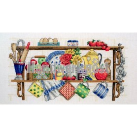 stickpackung fleurig gevuld keukenrek
