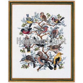 stickpackung collage vogels