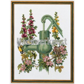 stickpackung waterpomp met vogels