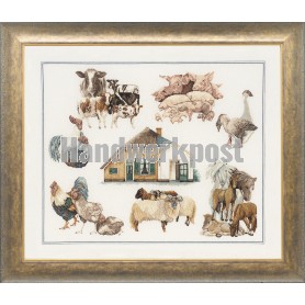stickpackung bauernhof met dieren 