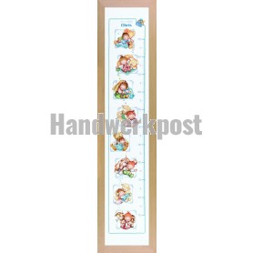 stickpackung kleine mensjes, messlatte 
