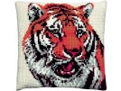 kreuzstichkissen tijger