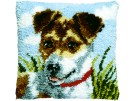 knüpfkissen jack russel (excl. knüpfhaken)