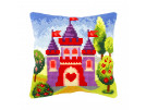 kreuzstichkissen sprookjes, kasteel