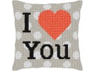 kreuzstichkissen "i love you"