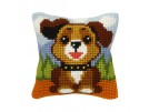 kreuzstichwandbehang puppy