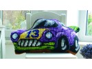 kreuzstichkissen raceauto
