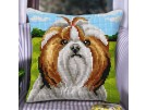 kreuzstichkissen shih tzu