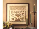 stickpackung sampler, biedermeier
