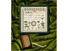 stickpackung sampler, biedermeier