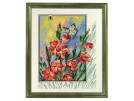 stickpackung vlinder met bloemen