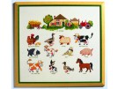 stickpackung bauernhof met dieren