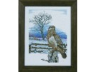 stickpackung buizerd in wintersfeer