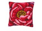 kreuzstichkissen stijlpatroon, roos-2