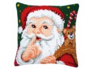 kreuzstichkissen kerstman