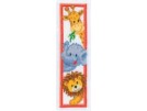 stickpackung lesezeichen, wilde dieren