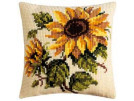 kreuzstichkissen zonnebloemen