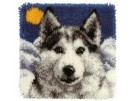 knüpfkissen wolf