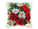 knüpfkissen bloemen