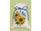 stickpackung kräutertütchen, zonnebloemen
