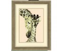 stickpackung giraffe met jong