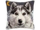 kreuzstichkissen wolf