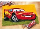 knüpfdecke cars, lightning mc queen