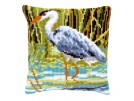 kreuzstichkissen reiger