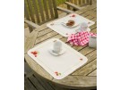 platzdeckchen (2 st.) aardbeien/jampotje, ecru