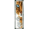 stickpackung lesezeichen, poes/pootafdruk