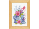 stickpackung koffiepot met bloemen