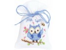 stickpackung kräutertütchen, taterende uiltjes/blauw
