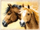 knüpfdecke paardenhoofden