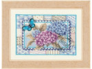 stickpackung nature, hortensia's met vlinder