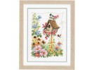 stickpackung vogelhuisje met vogels/bloemen