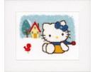 stickpackung hello kitty, vier seizoenen, winter