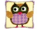 knüpfkissen taterende uiltjes, mevrouw uil