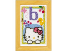 stickpackung hello kitty, letter B