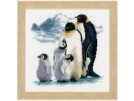 stickpackung pinguin familie op het ijs