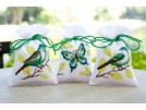 stickpackung kräutertütchen (3 st.) groene vlinder/vogels