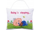 stickpackung türhänger, baby slaapt/is wakker