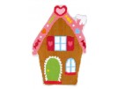 kreuzstichkissen lief!, peperkoekenhuisje (incl. kissenrücken)